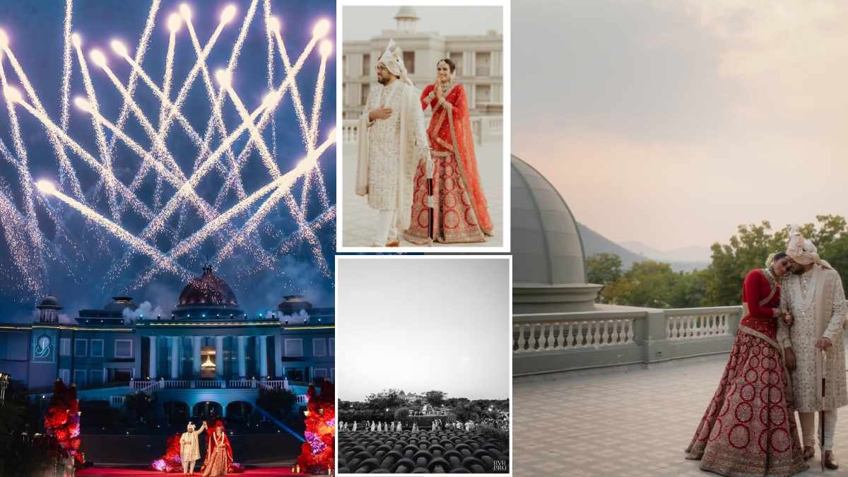 PV Sindhu Got Married in inside Raffles udaipur A suite costs 7 5 lakh A Night Anniversary photos