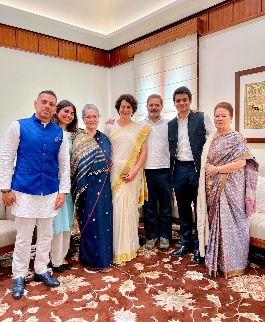 Priyanka Gandhi Son Raihan Vadra Aviva Baig