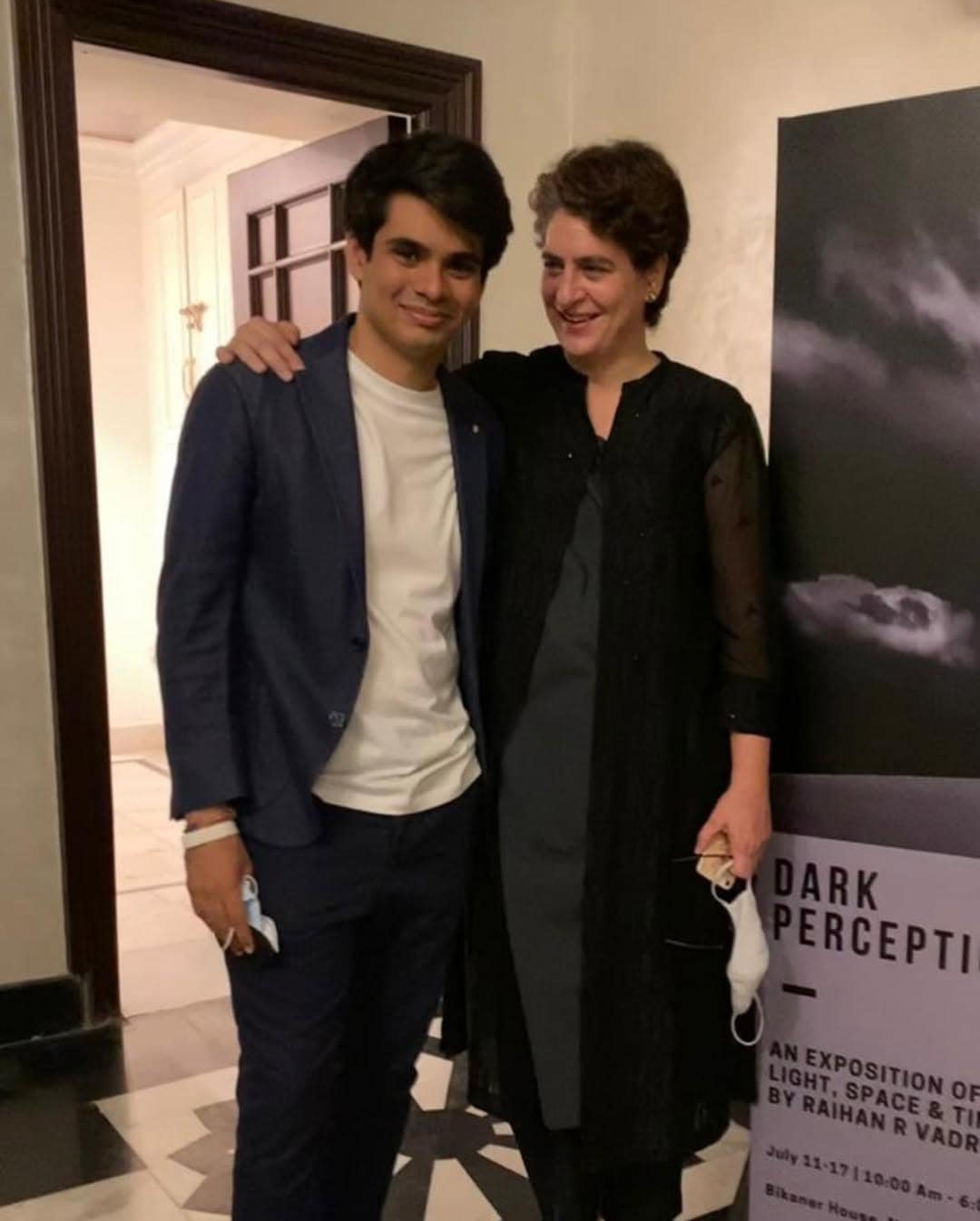 Priyanka Gandhi Son Raihan Vadra Aviva Baig