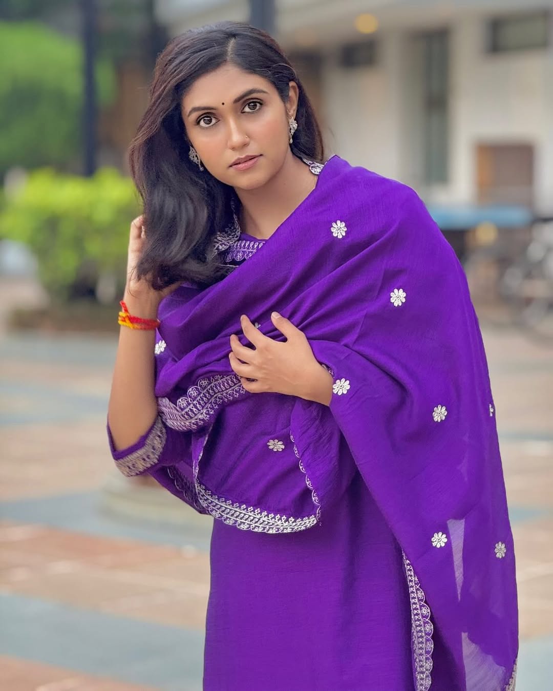 Rinku Rajguru Orange Saree Look