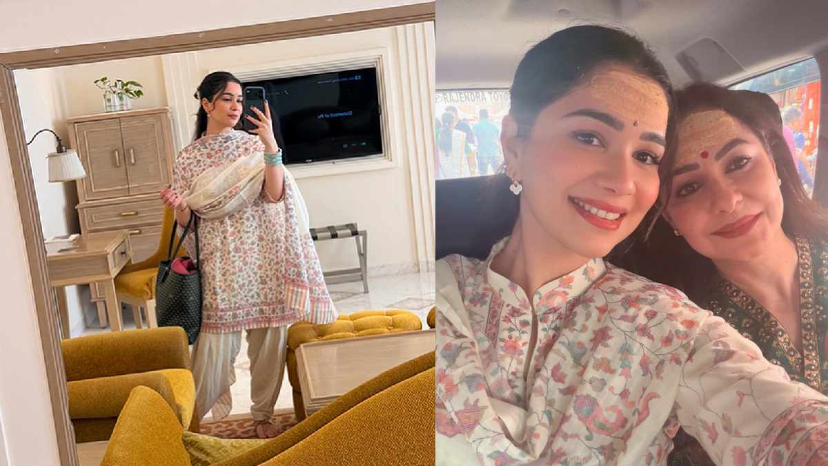 Sara Tendulkar Varanasi Trip with Mother Anjali Tendulkar Shares Photos of chaat chai namo Ghat