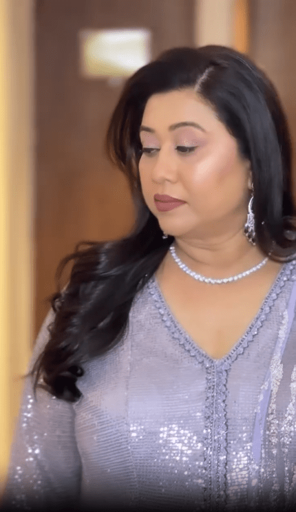 Soham Bandekar Pooja Birari Sangeet Suchitra Bandekar Look