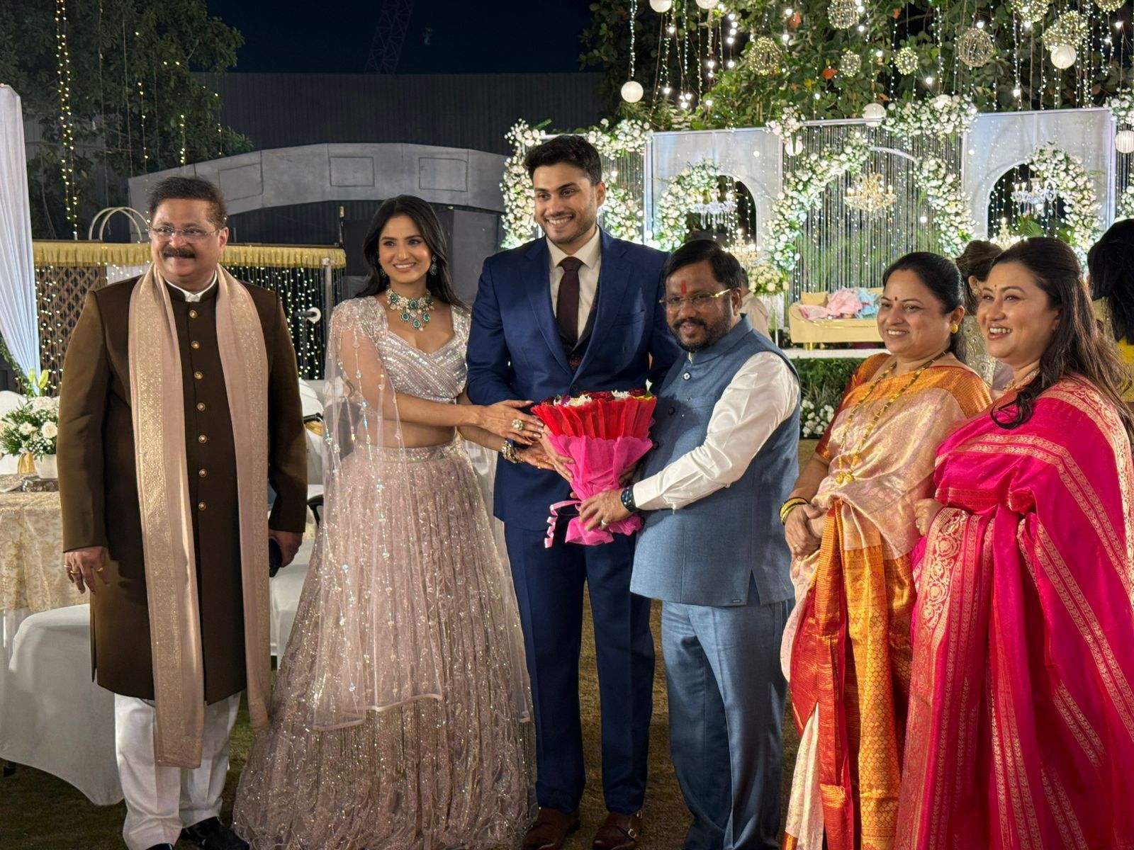 Soham Bandekar Pooja Birari Wedding Reception
