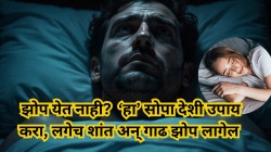 झोप येत नाही? रात्रभर कूस बदलताय? ‘हा’ सोपा देशी उपाय करेल कमाल, लगेच शांत अन् गाढ झोप लागेल