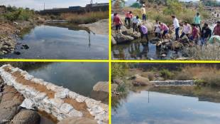 Experiment with forest dams for water conservation in Vasai