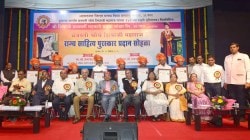 साहित्यिक घाबरले तर सक्षम भारत उभा‌ राहणार नाही- प्रेमानंद गज्वी, छत्रपती चौथे शिवाजी महाराज साहित्य पुरस्कार वितरण