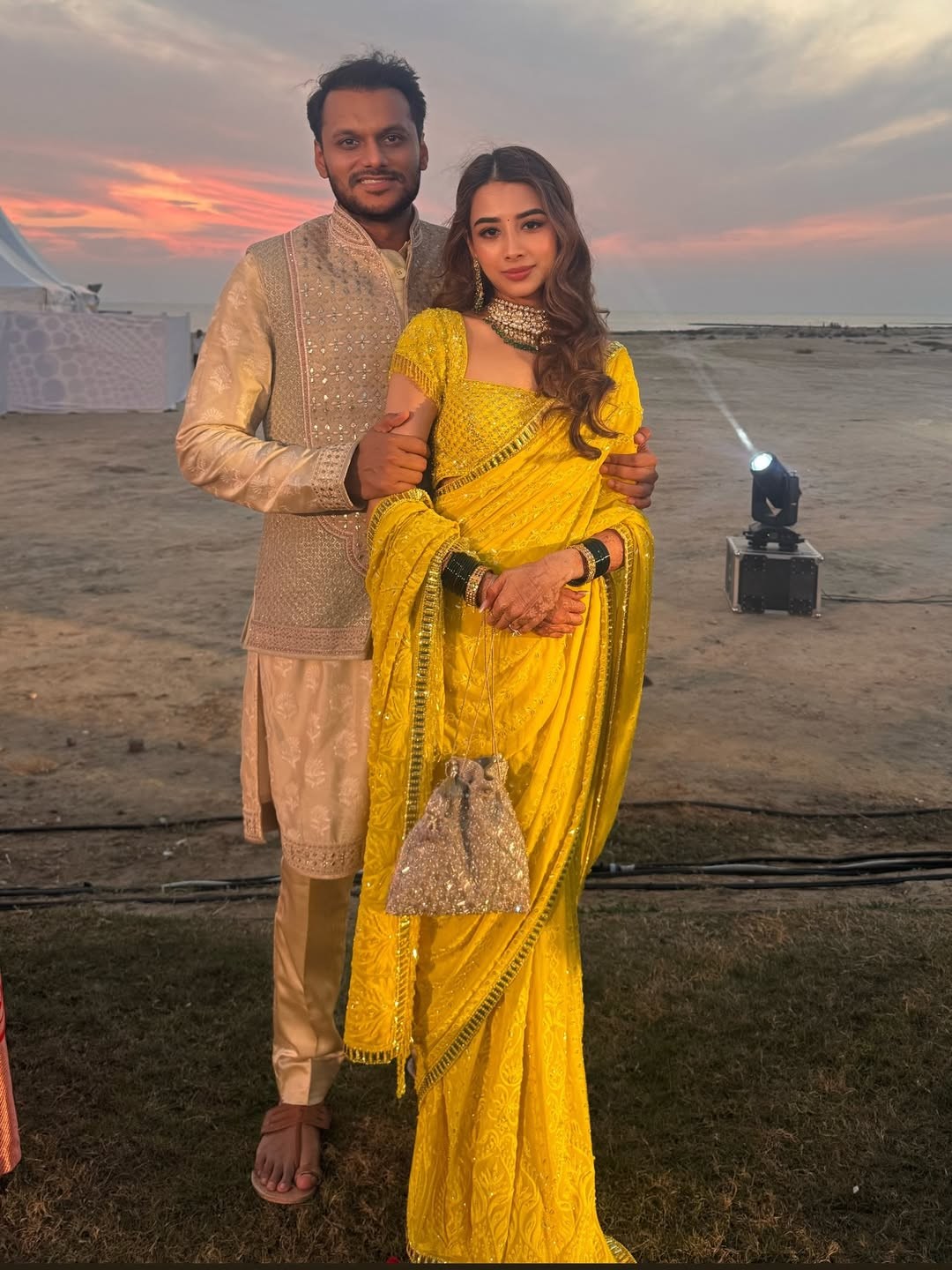 Yugendra Pawar Tanishka Kulkarni Wedding Reception
