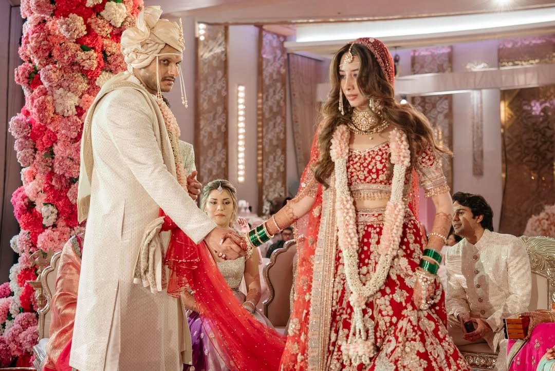 Yugendra Pawar Tanishka Kulkarni Wedding Reception