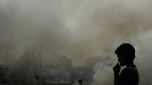 Air quality index drops, index down to 280