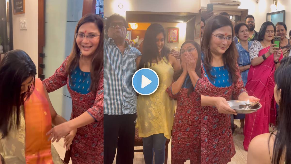 nivedita and ashok saraf celebrates actress rasika wakharkar kelvan