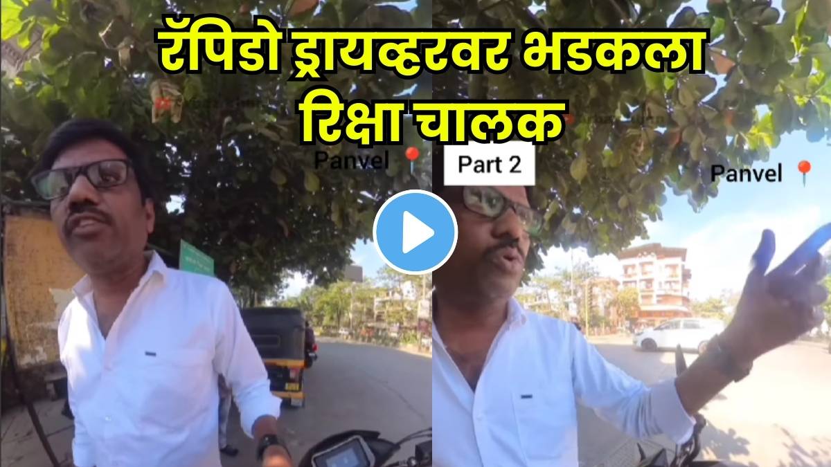 Auto Driver Fight With Rapido Driver Viral Video