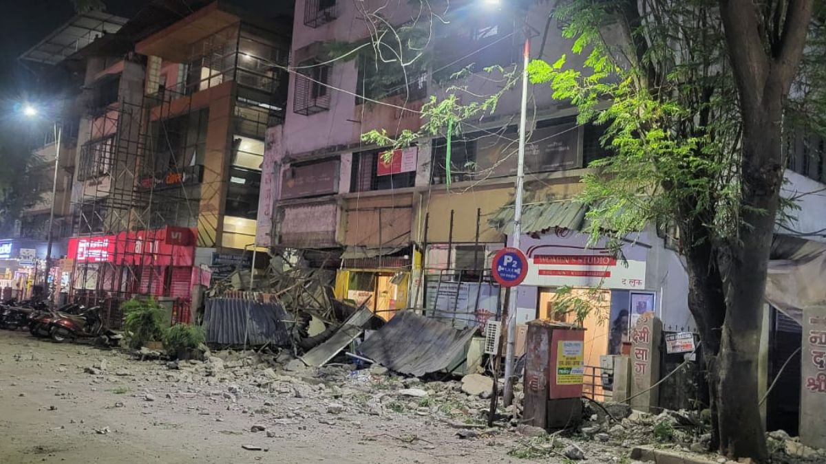 Dombivli  Laxmi Sagar dangerous building slab collapse  incident