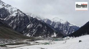 Kolahoi glacier melting Kashmir climate change  ecosystem impact