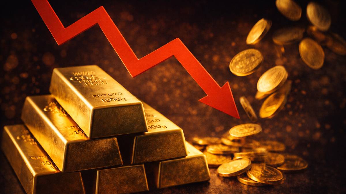 Fall in gold and silver prices
