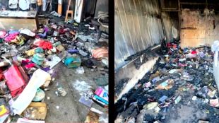 jalgaon fire near kalinka mata temple four shops gutted