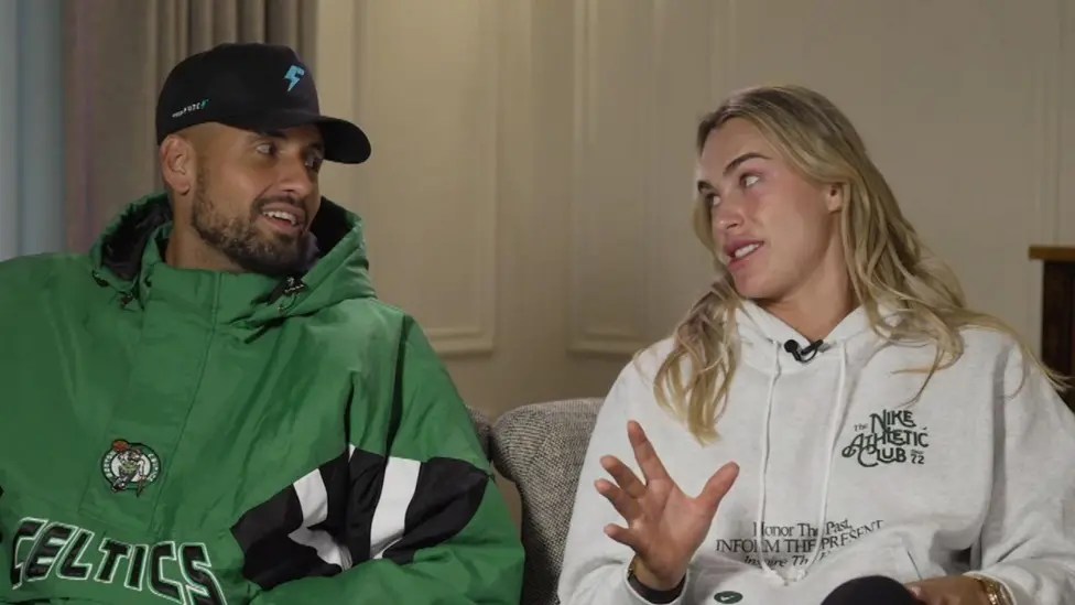 Aryna Sabalenka and Nick Kyrgios