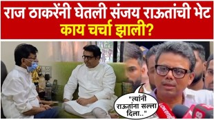 Raj Thackeray meets Sanjay Raut