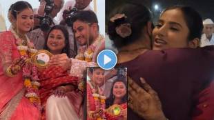 suchitra bandekar perform rituals with daughter in law pooja birari these celebrities attend pooja soham wedding