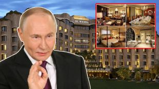 where is putin staying in India