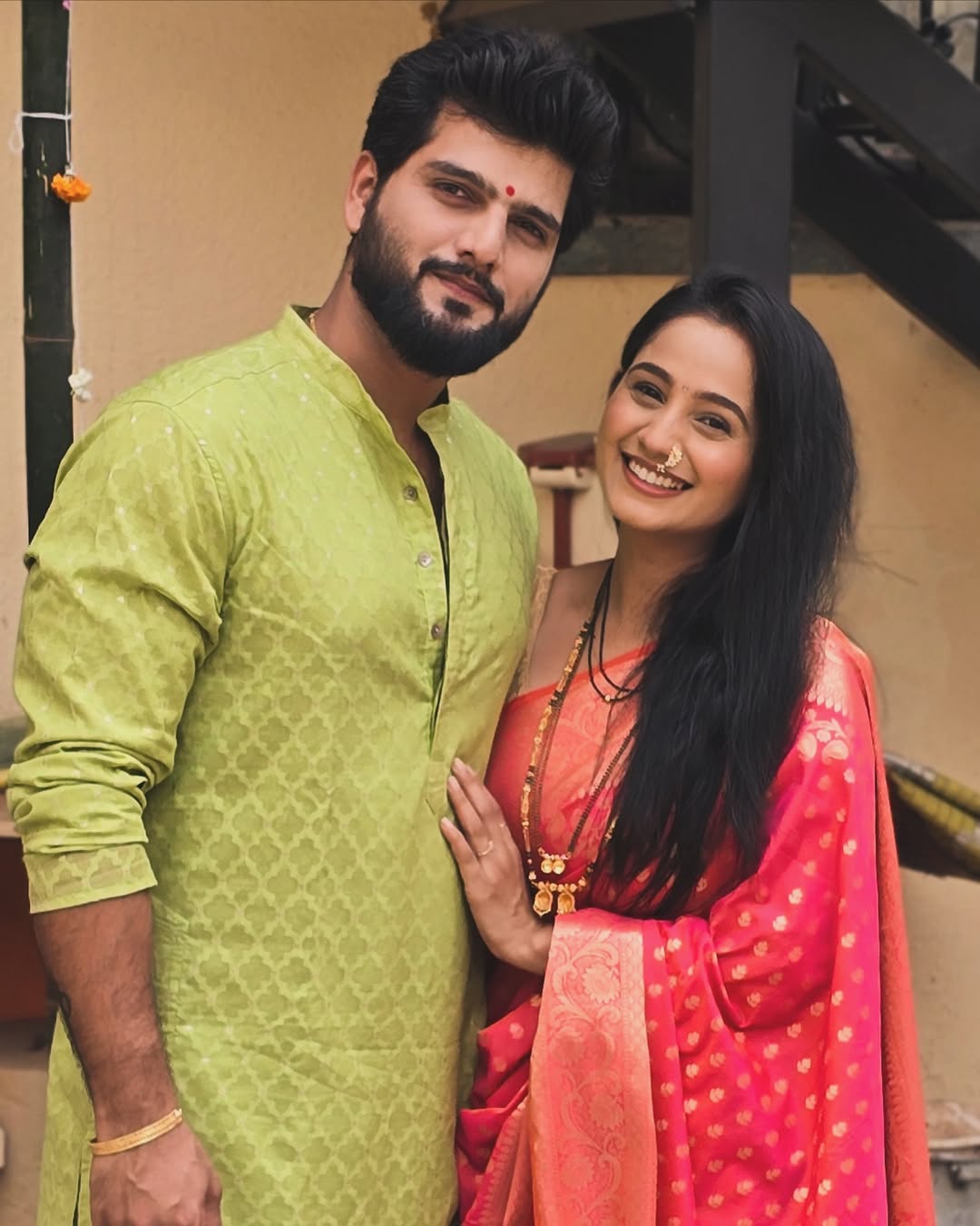 Laxmi Nivas fame actress Divya Pugavkar romantic photos with husband