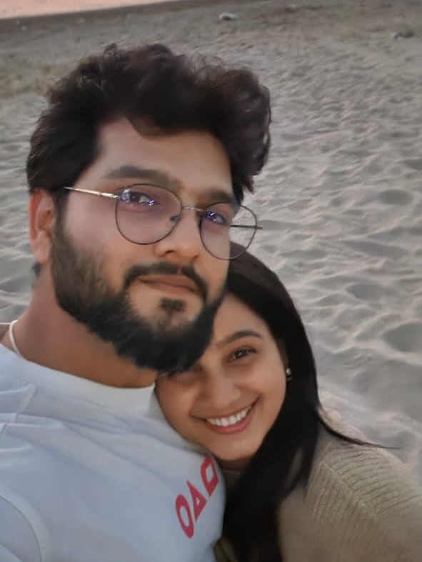 Laxmi Nivas fame actress Divya Pugavkar romantic photos with husband