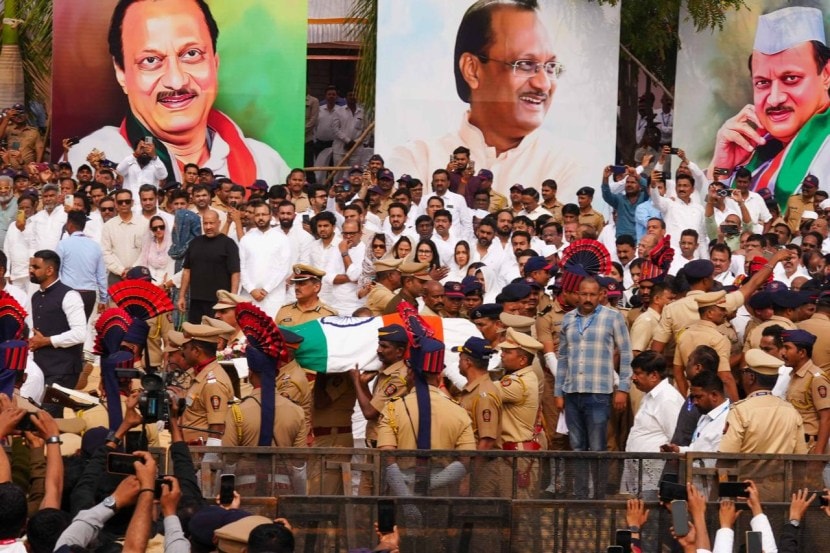Ajit Pawar Last Rites Updates