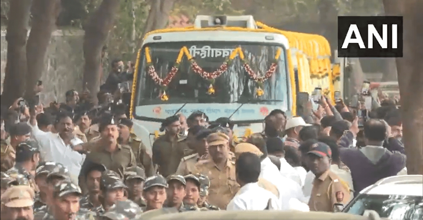 Ajit Pawar Katewadi Baramati Full State Honours