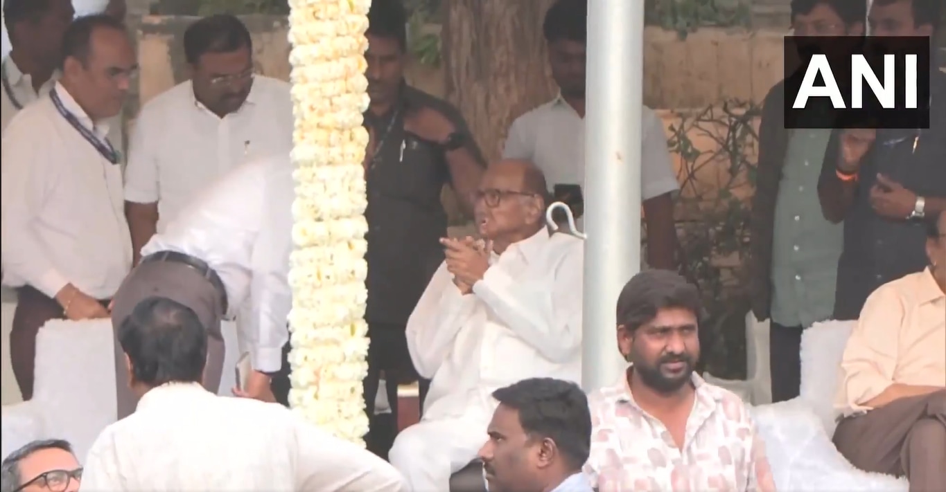 Ajit Pawar Katewadi Baramati Full State Honours