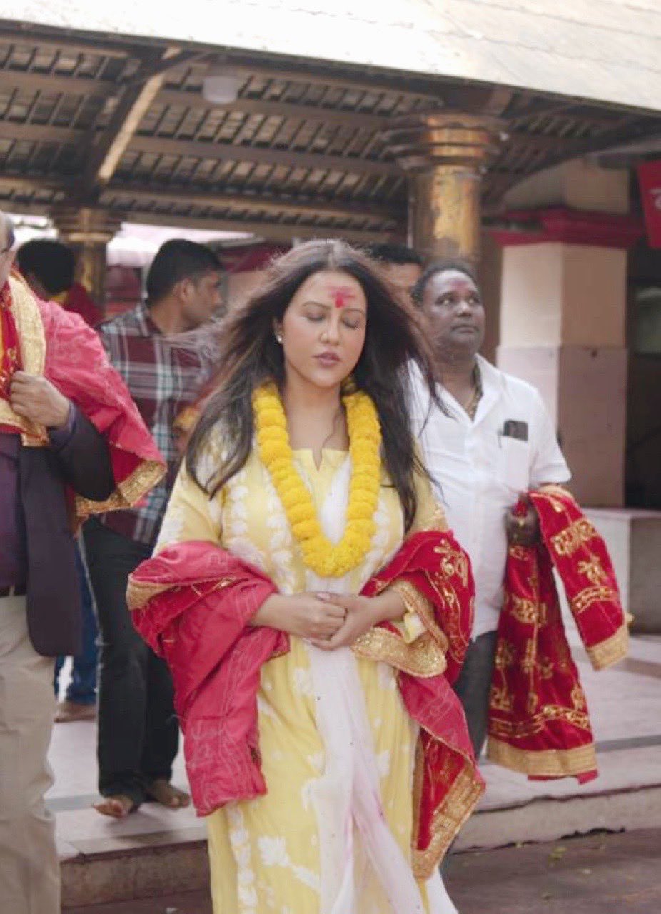 Amruta Fadnavis At Maa Kamakhya Temple Guwahati Assam