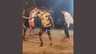 Bhandara Gondia MP Prashant Padole joins kabaddi match at local sports event