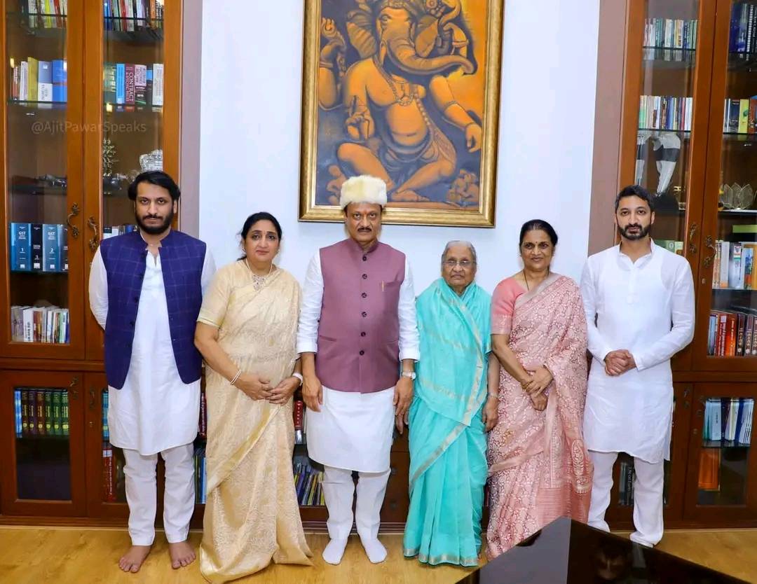 DCM Ajit Pawar Family Photos Memories
