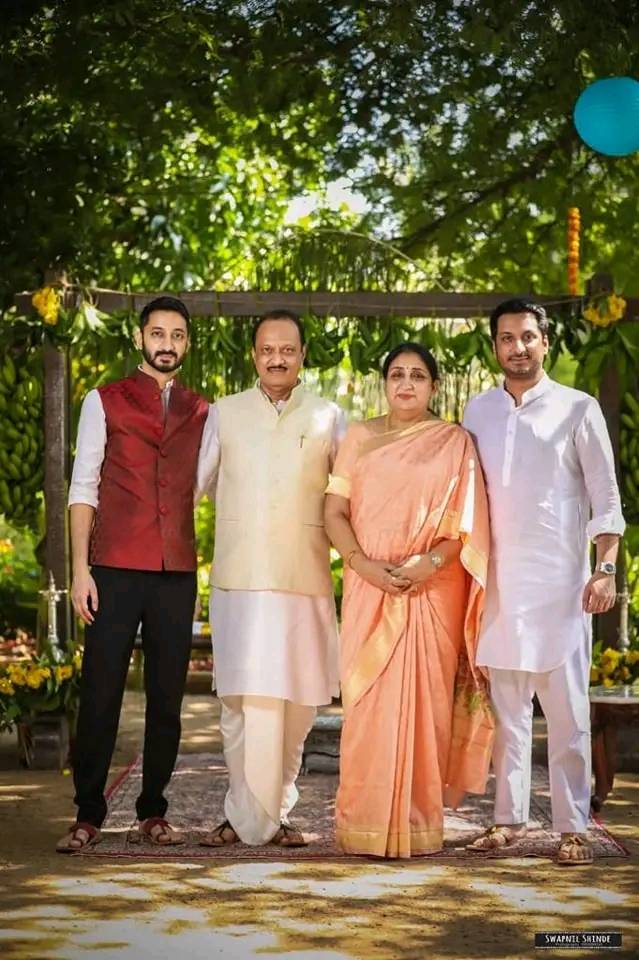 DCM Ajit Pawar Family Photos Memories