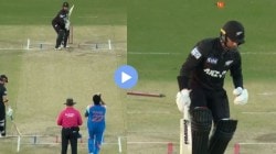 IND vs NZ: स्टंप हवेत उडाला अन् कॉन्वे पाहतच राहिला! हर्षित राणाने टाकलेला भन्नाट चेंडू पाहिला का? पाहा Video
