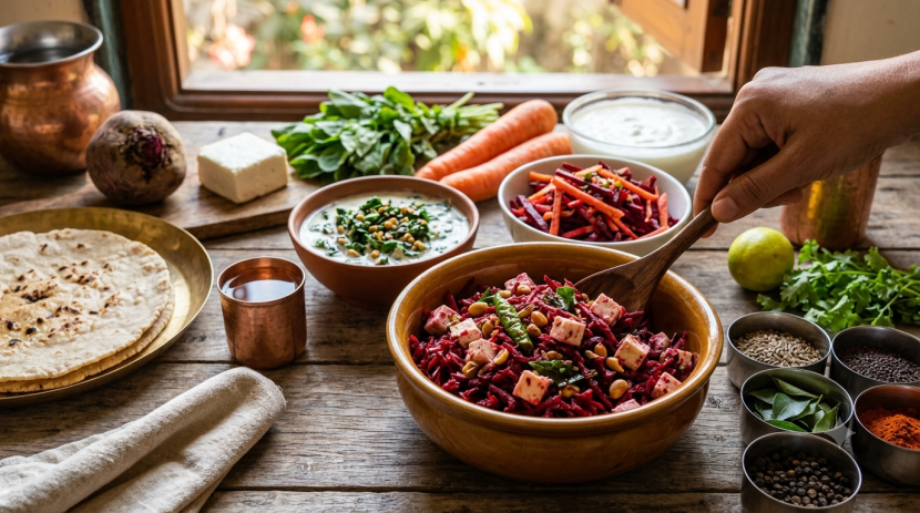 Winter Super Salads for Immunity | Marathi Koshimbir Recipes for Winter | हिवाळ्यातील सुपर सॅलड्स कोशिंबीर रेसिपी | इम्युनिटी वाढवण्यासाठी दही मेथी बीट सॅलड