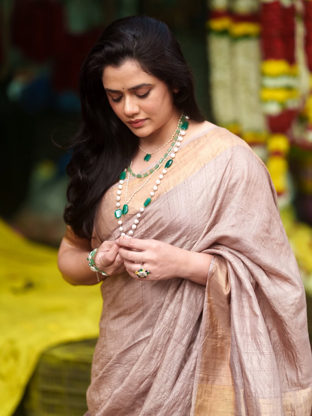 Girija Oak Godbole New Saree Look