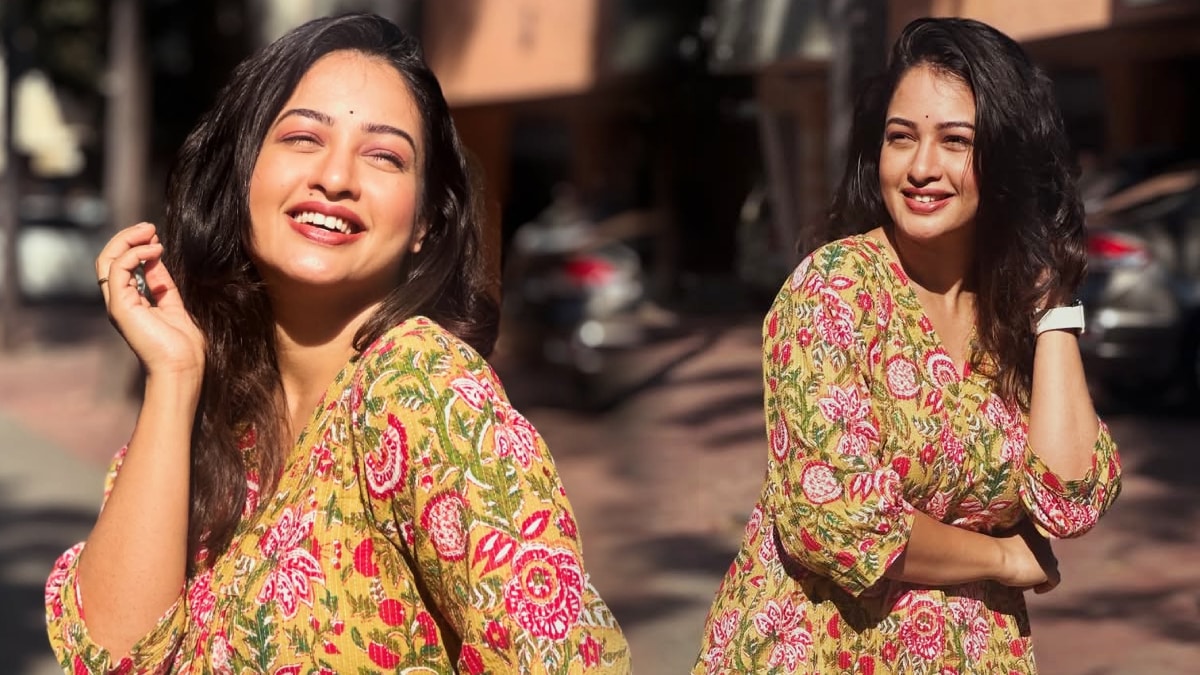 Girija Prabhu Printed One Piece Dress