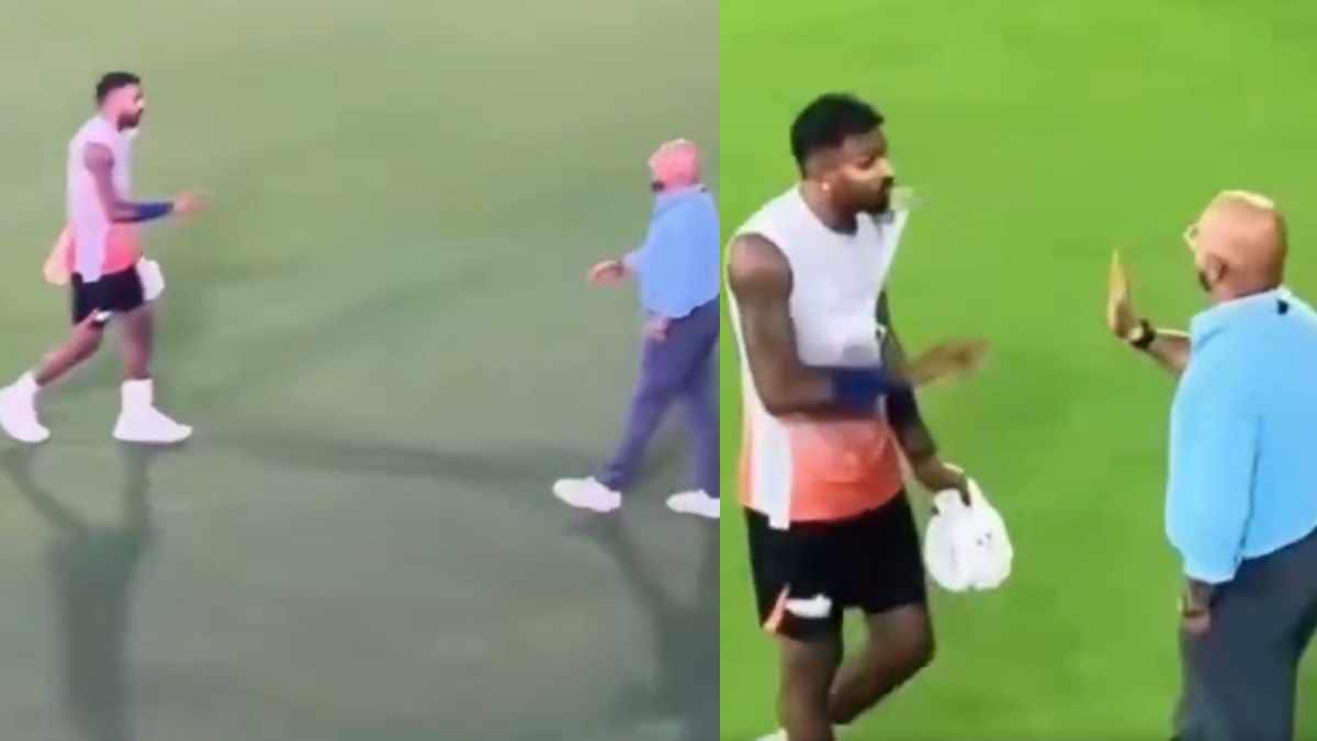 Hardik Pandya Murli Kartik Heated argument during IND vs NZ 2nd T20 Video Viral