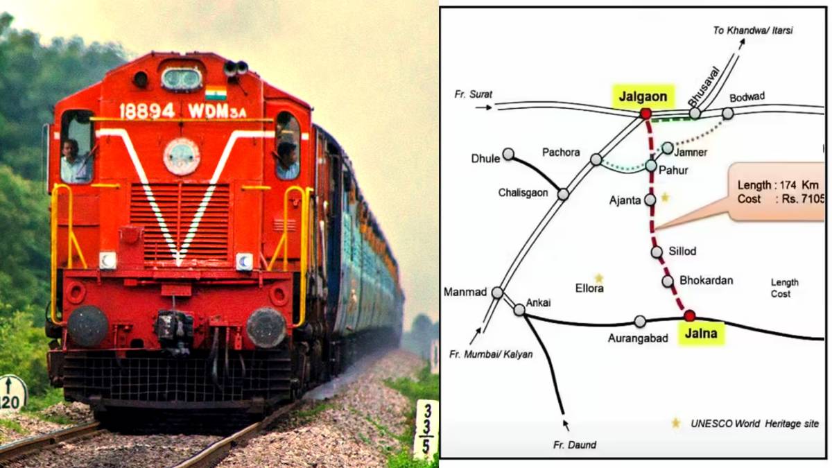 Jalgaon-Jalna new railway line will provide the district with its fifth junction