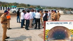 साताऱ्यातील खंबाटकीच्या नवा बोगद्यातून चाचणी स्तरावर वाहतूक सुरू; आठ दिवस वाहतूक राहणार सुरू