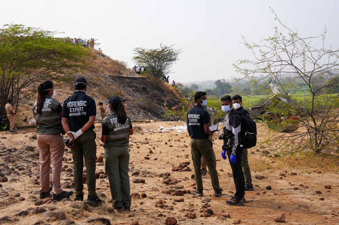 LIVE Photos From Baramati Plane Crash Ajit Pawar Death