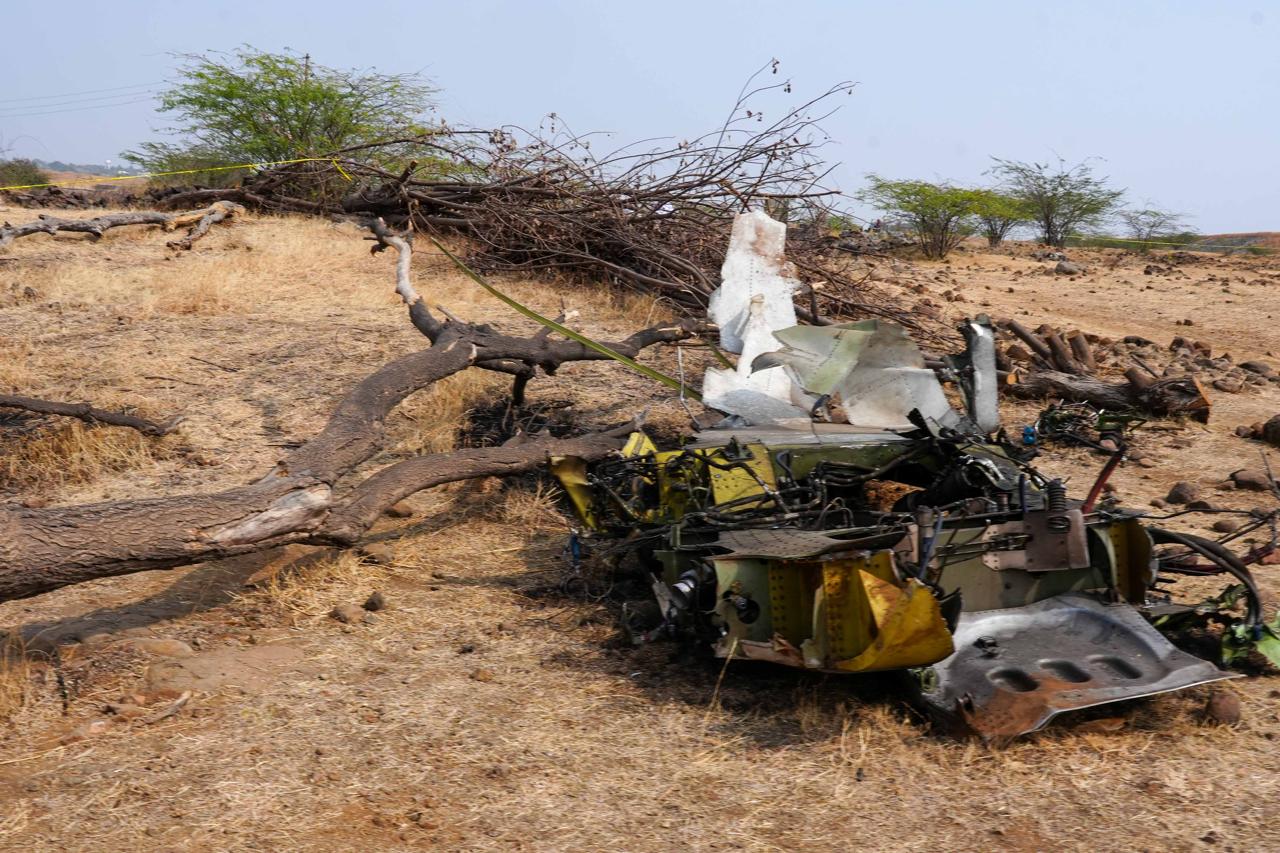 LIVE Photos From Baramati Plane Crash Ajit Pawar Death