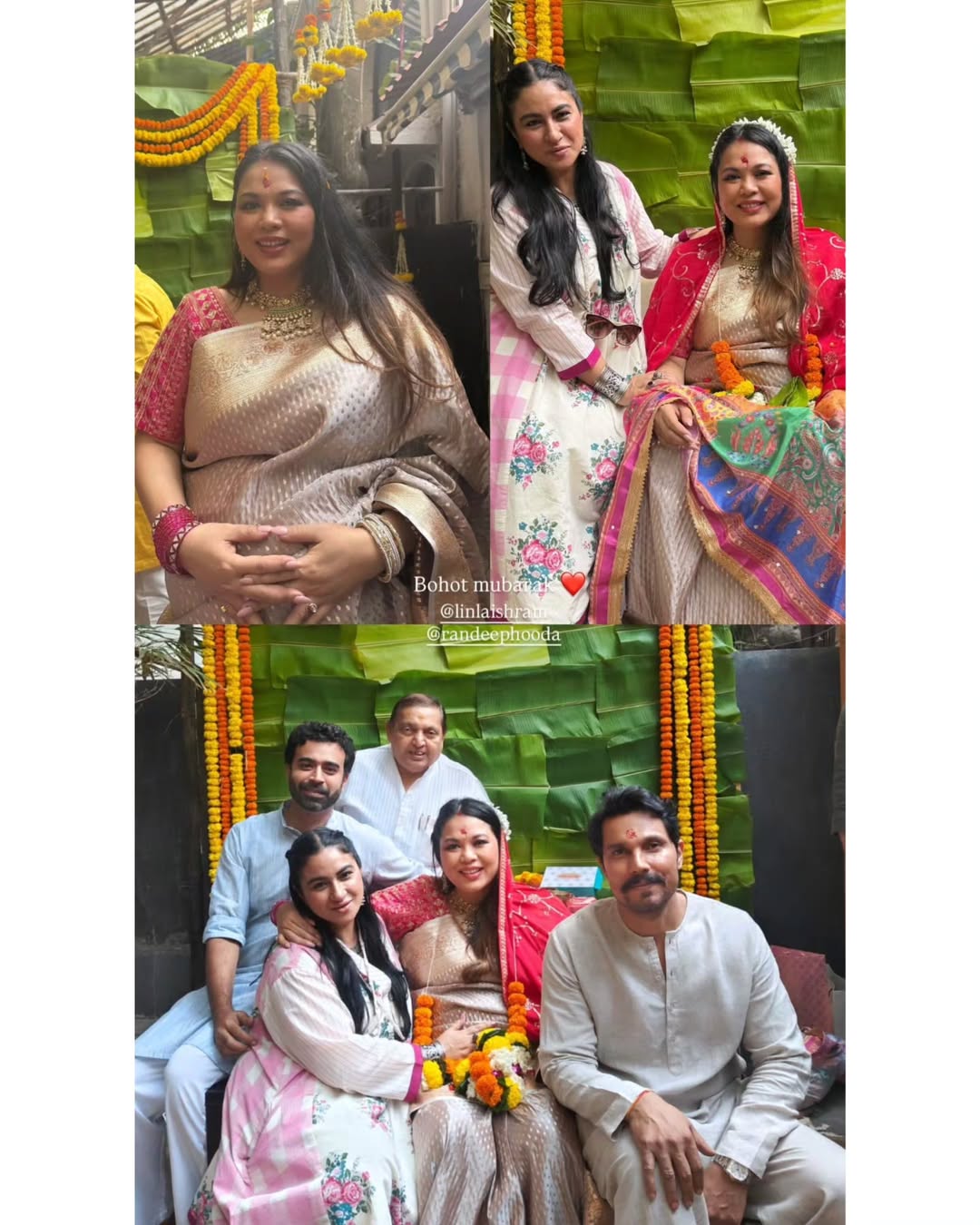 Lin Laishram baby shower 