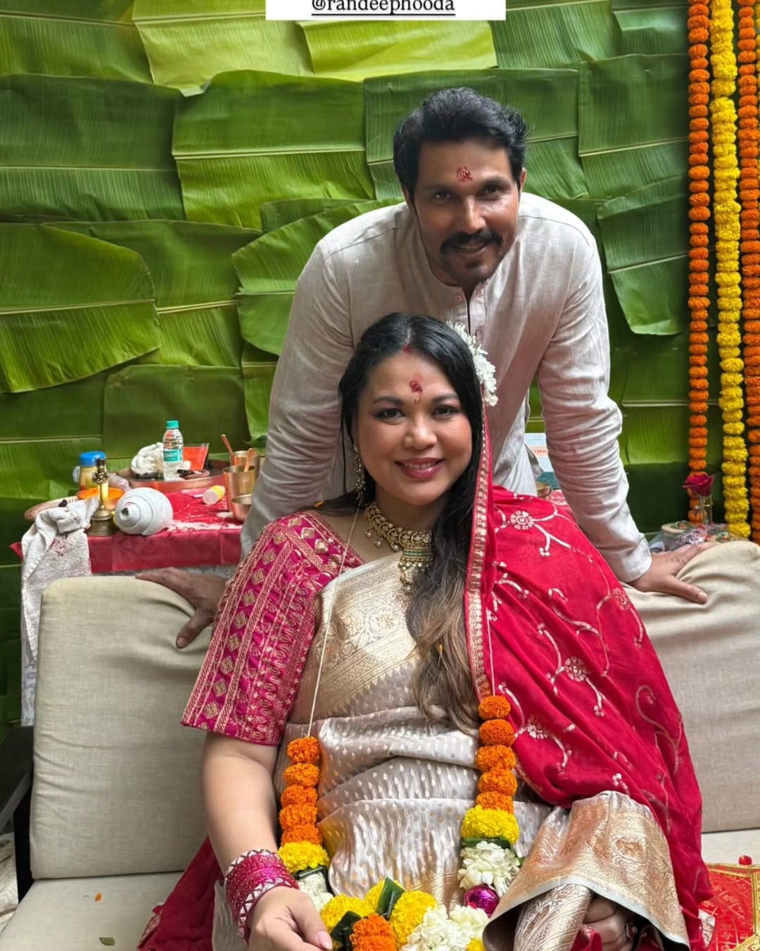 Lin Laishram baby shower