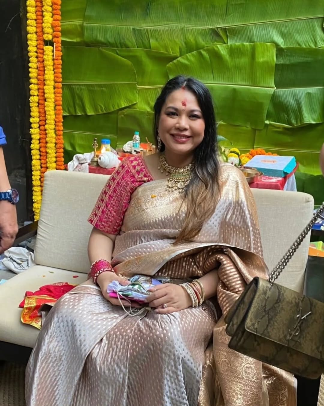 Lin Laishram baby shower 