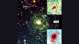 Malin 1 giant galaxy swallowing smaller galaxies new discovery by Pune astronomers