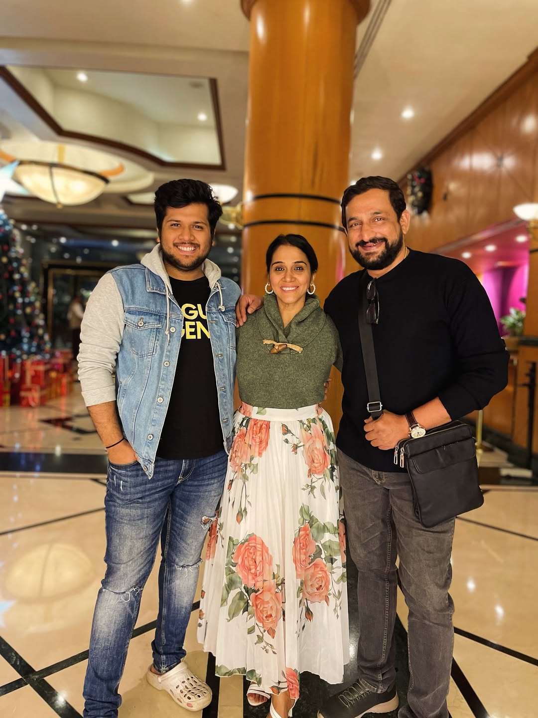 Manjiri Oak Son Engagement Saree Look