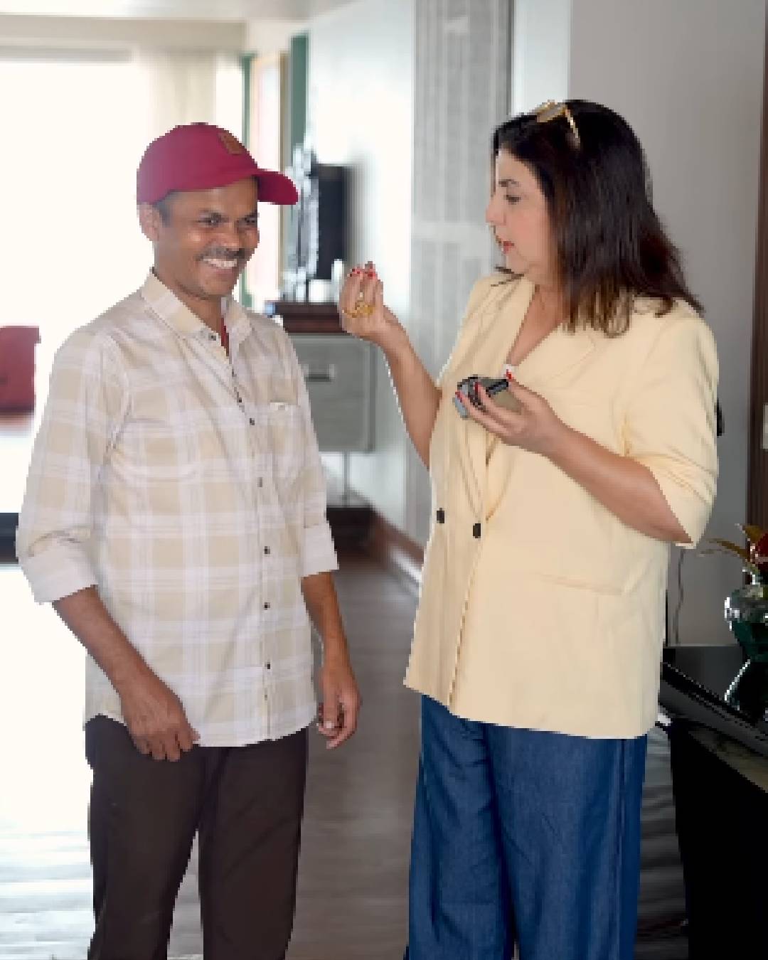 Farah Khan visits Pranit More’s home for a cooking vlog