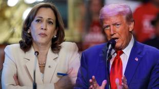 kamala harris donald trump news in marathi