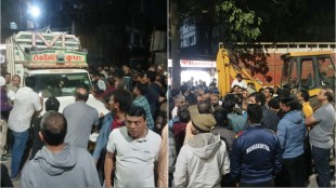 nashik municipal corporation peth road encroachment drama patel community protest