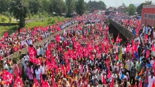 palghar cpim akrosh morcha against vadhavan port and fourth mumbai